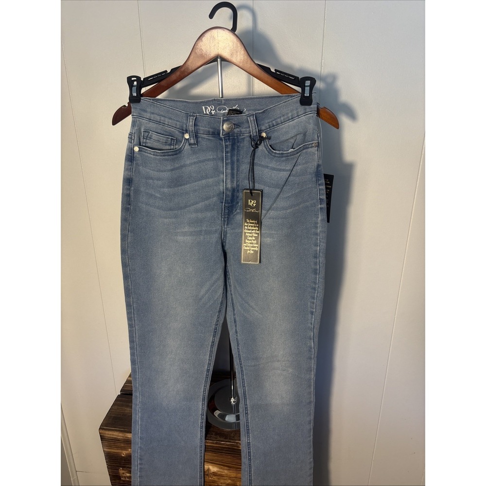 DG2 by Diane Gilman Light Blue Regular Fit Jeans Rn 92309 Size 6T Women New